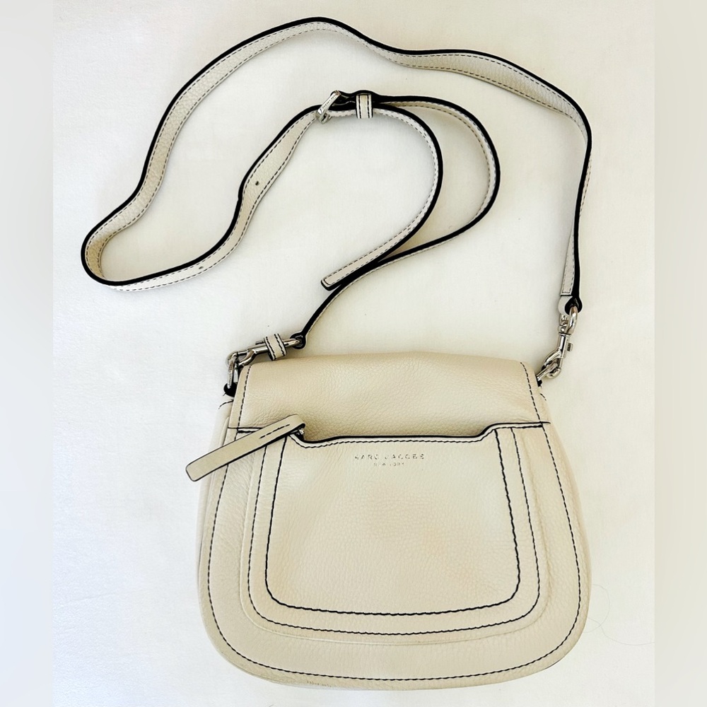Marc Jacobs Empire City Mini Crossbody Bag Ivory Leather